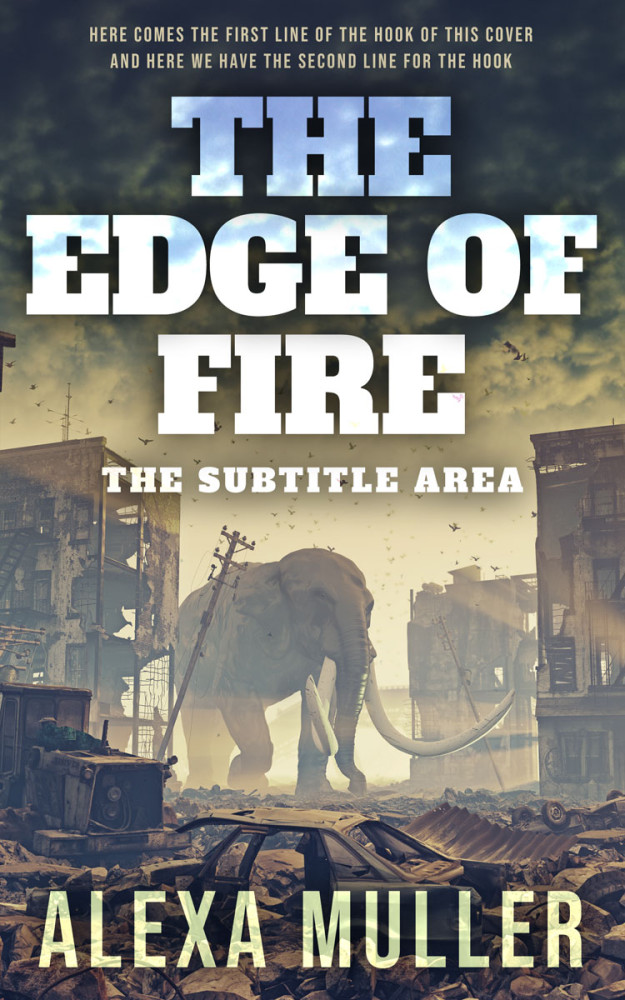 Front view of Abbey #29194 - Premade Apocalyptica Book Cover | BookCoverZone