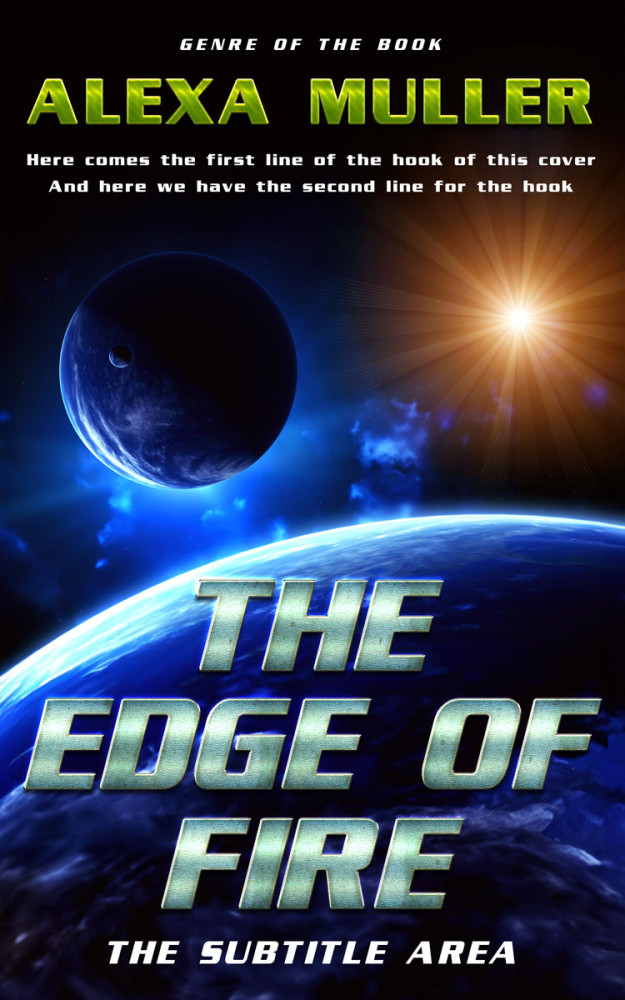 Front view of Cinder #29201 - Premade Science Fiction Book Cover