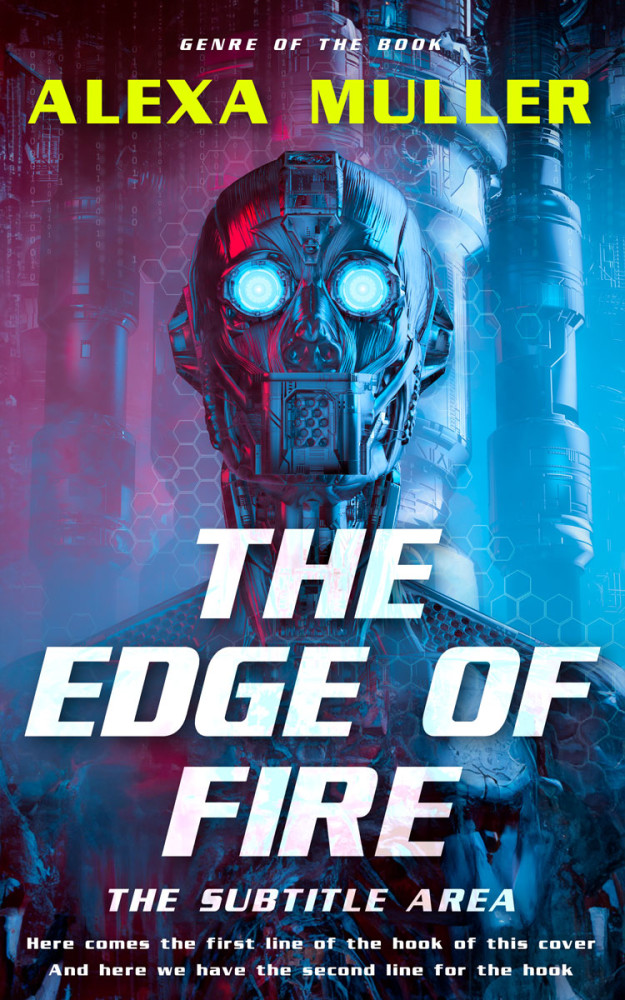 Front view of Martinique #29203 - Premade Science Fiction Book Cover