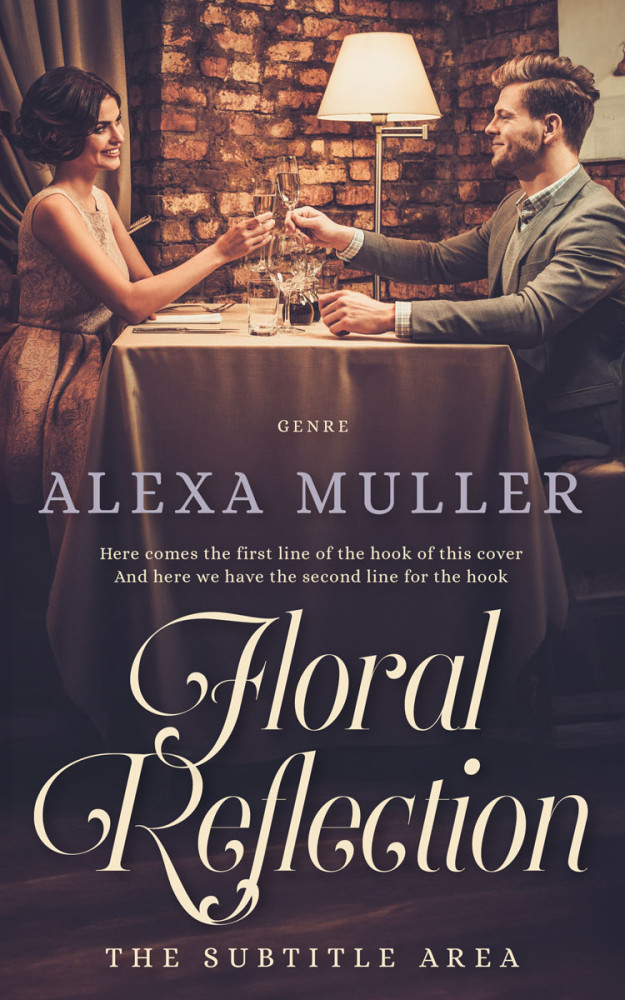 Front view of Thunder #29215 - Premade Romance Book Cover