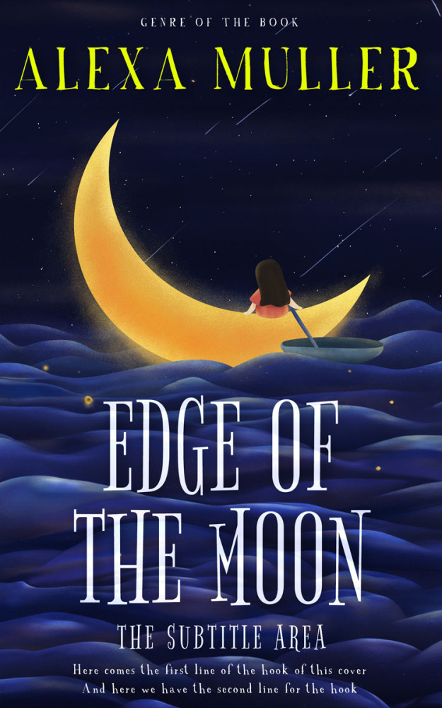 Front view of Big Stone #29221 - Premade Fantasy Book Cover