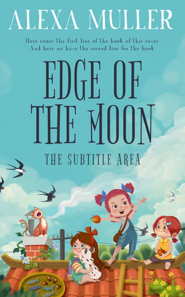 Front view of Half Baked #29228 - Premade Children's Book Cover