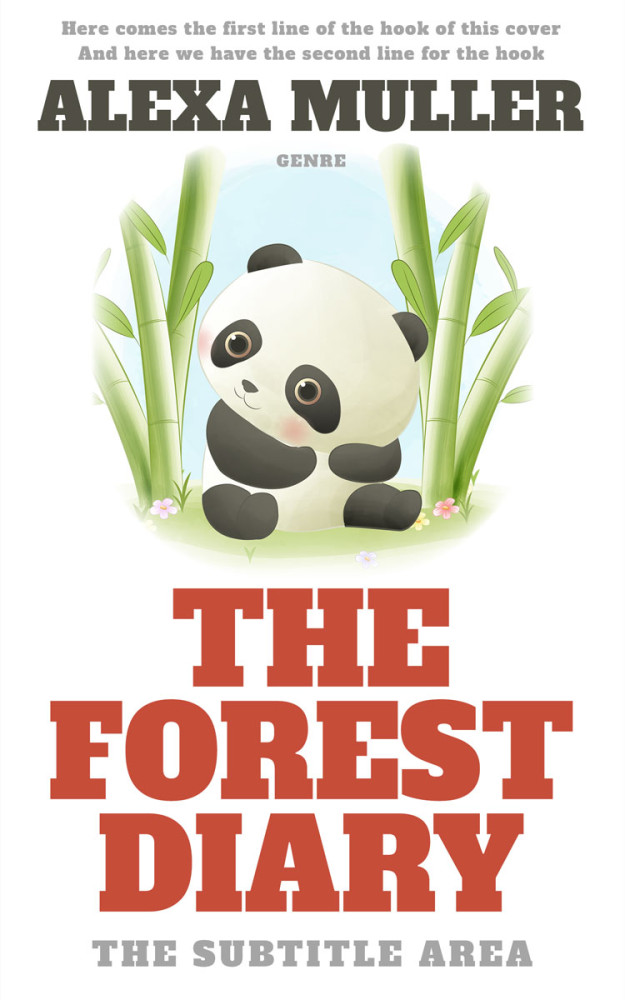 Front view of Snow Drift #29231 - Premade Nature Book Cover