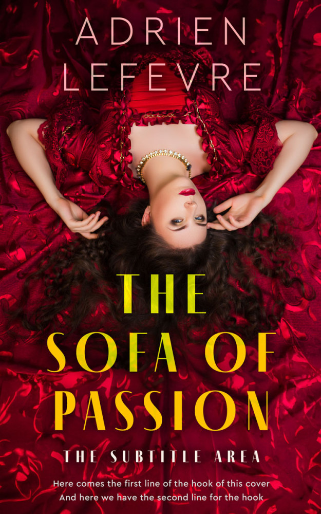 Front view of Bulgarian Rose #29298 - Premade Historical Book Cover