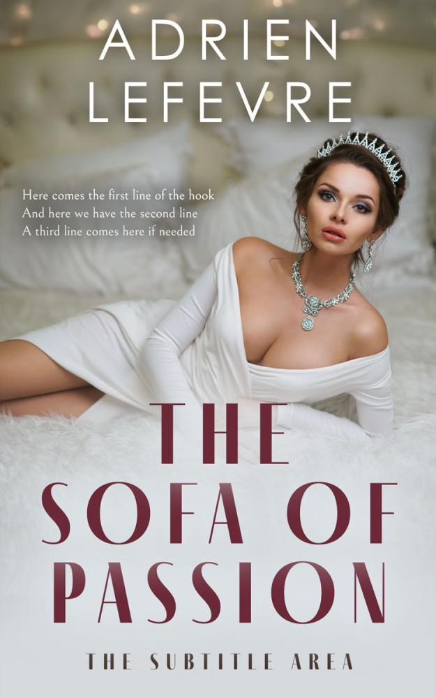 Front view of Gray Nickel #29299 - Premade Erotica Book Cover