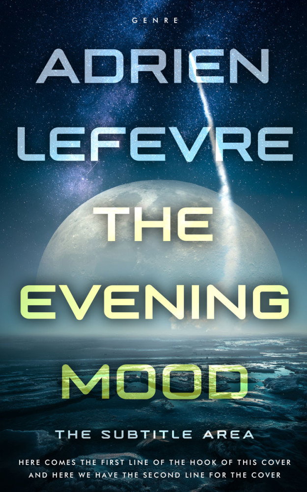 Front view of Powder Ash #29341 - Premade Science Fiction Book Cover