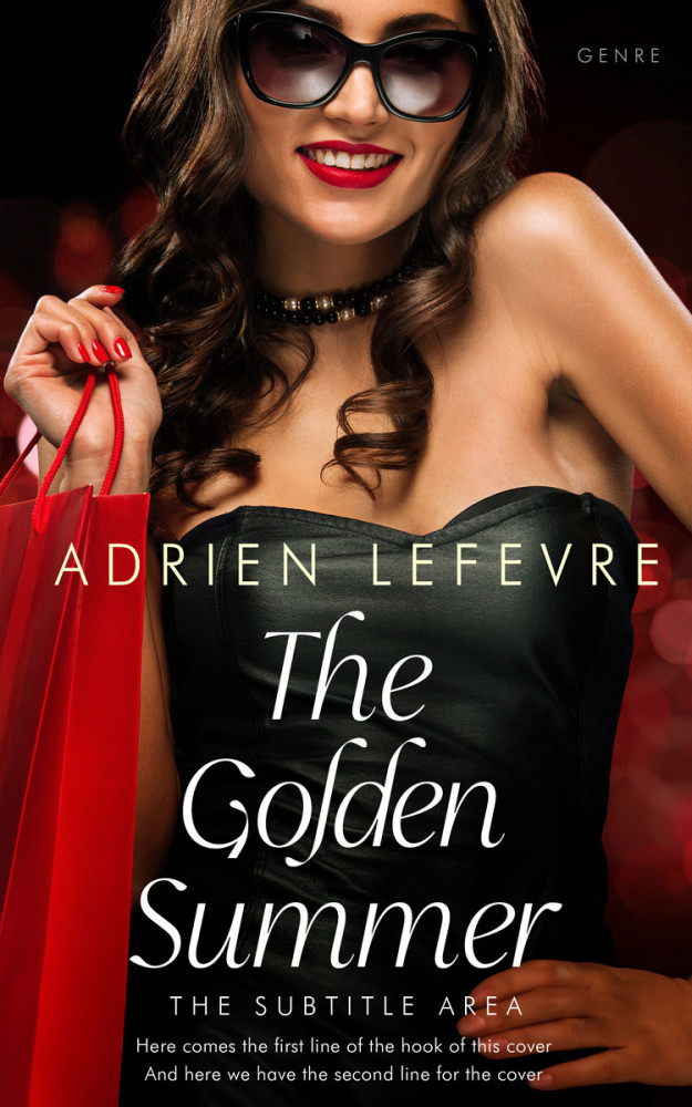 Front view of Chestnut Rose #29361 - Premade Literary Fiction Book Cover