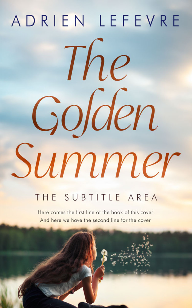 Front view of Tasman #29366 - Premade Teen & Young Adult Book Cover