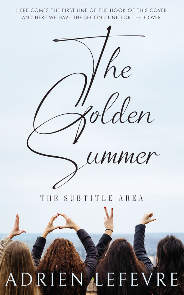 Front view of Cocoa Brown #29369 - Premade Teen & Young Adult Book Cover