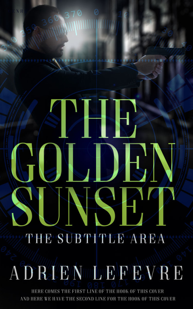 Front view of Bunker #29392 - Premade Mystery & Thriller & Suspense Book Cover