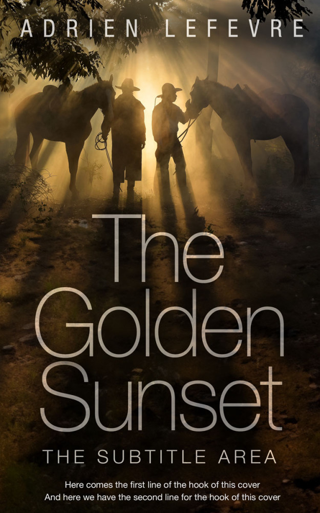 Front view of Eternity #29428 - Premade Action & Adventure Book Cover