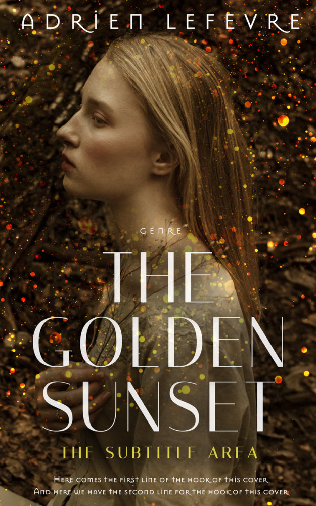 Front view of Mikado #29445 - Premade Literary Fiction Book Cover