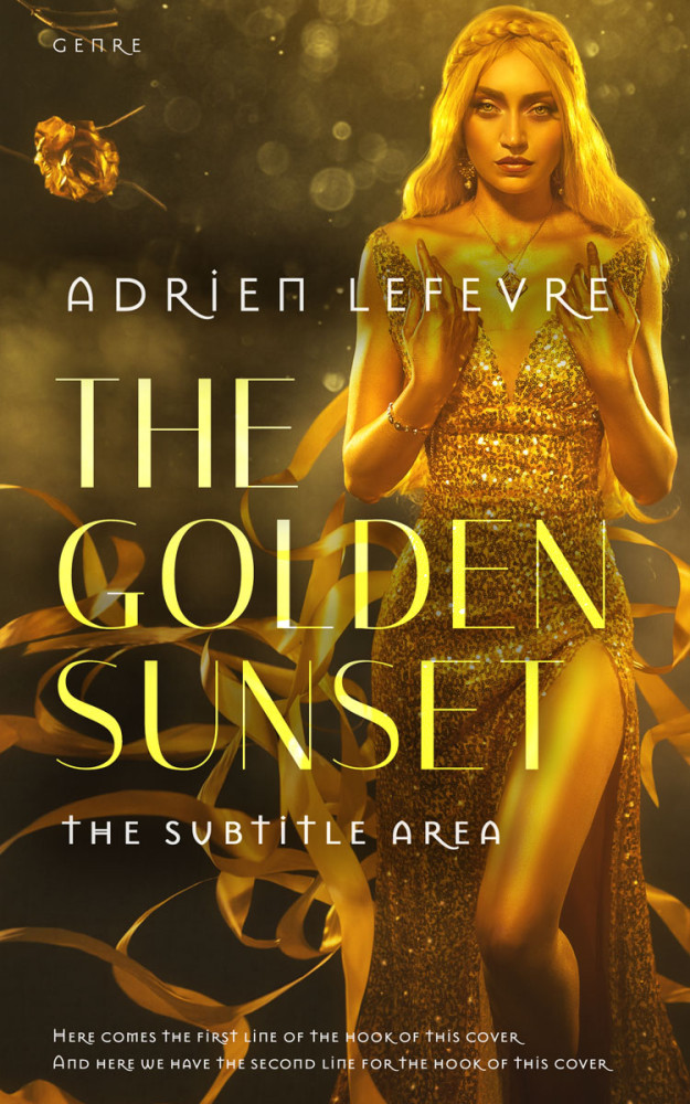 Front view of Punga #29446 - Premade Fantasy Book Cover