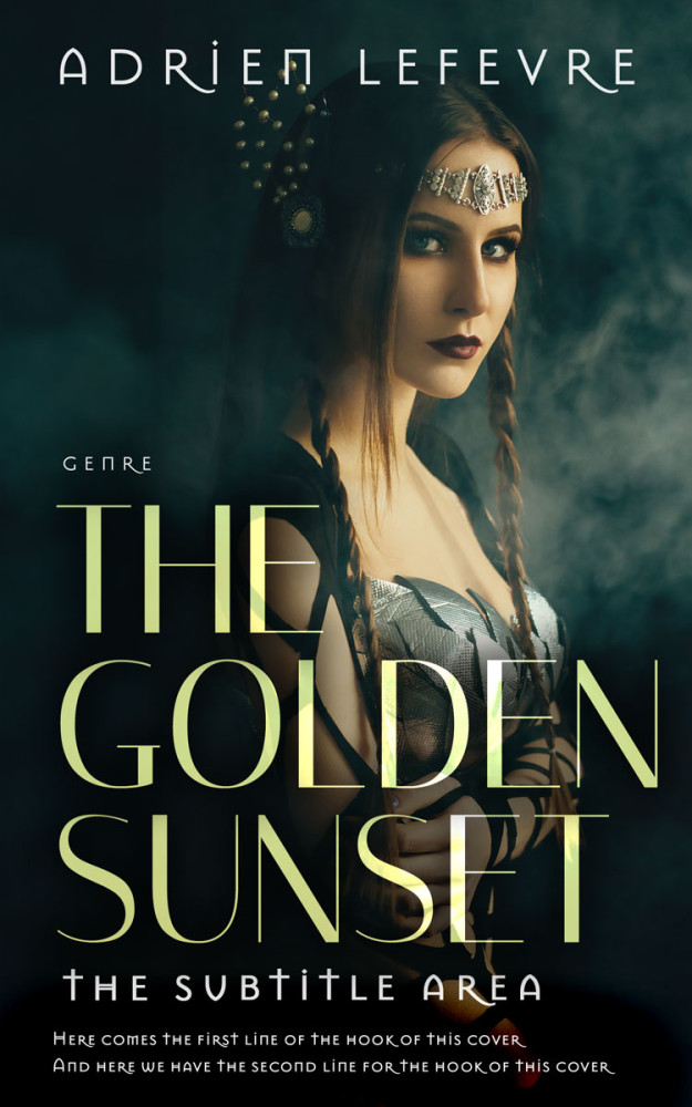 Front view of Bunker #29449 - Premade Fantasy Book Cover