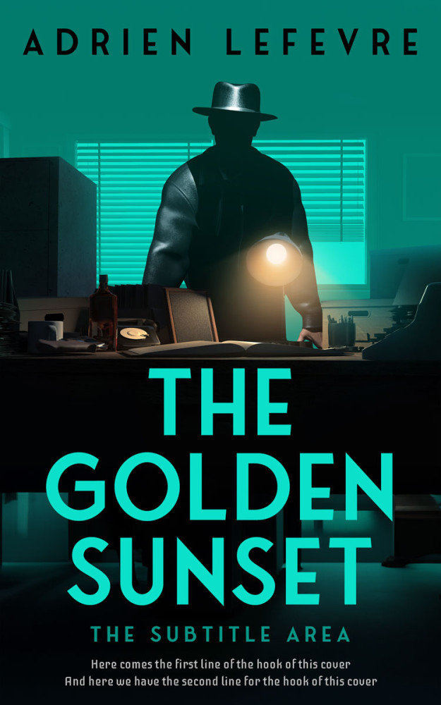 Front view of Aztec #29469 - Premade Mystery & Thriller & Suspense Book Cover