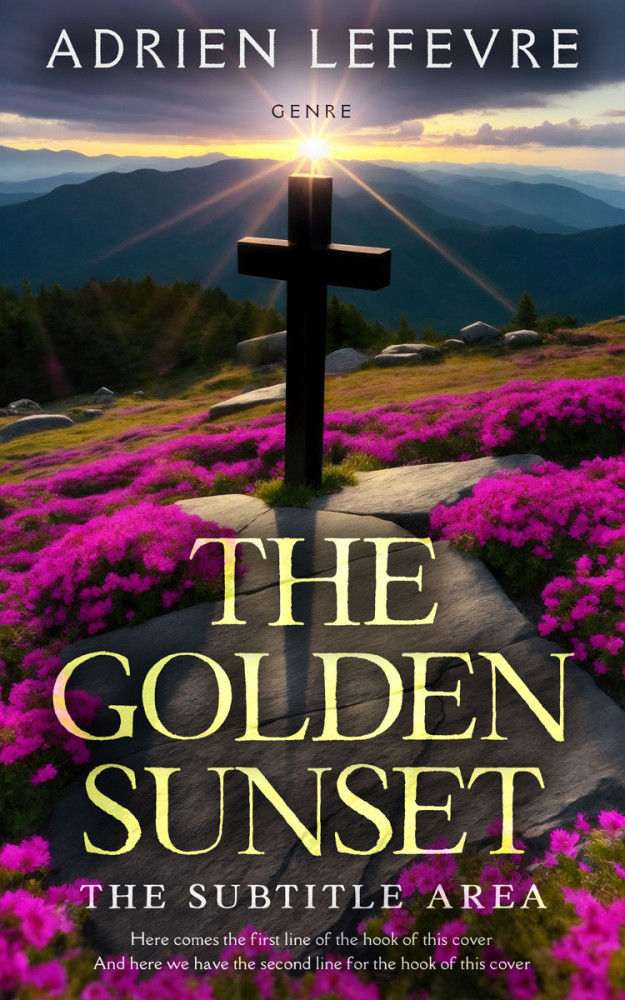 Front view of Thunder #29481 - Premade Religion & Spirituality Book Cover