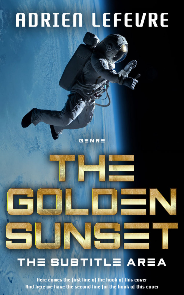 Front view of Mirage #29523 - Premade Science Fiction Book Cover