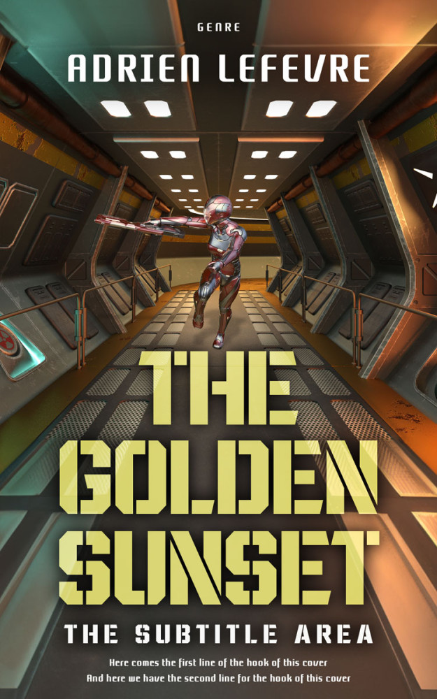 Front view of Birch #29532 - Premade Science Fiction Book Cover