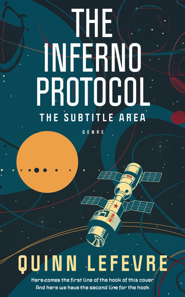 Front view of Elephant #29554 - Premade Science Fiction Book Cover