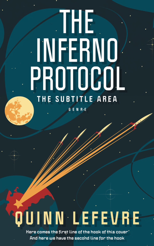 Front view of Elephant #29555 - Premade Science Fiction Book Cover