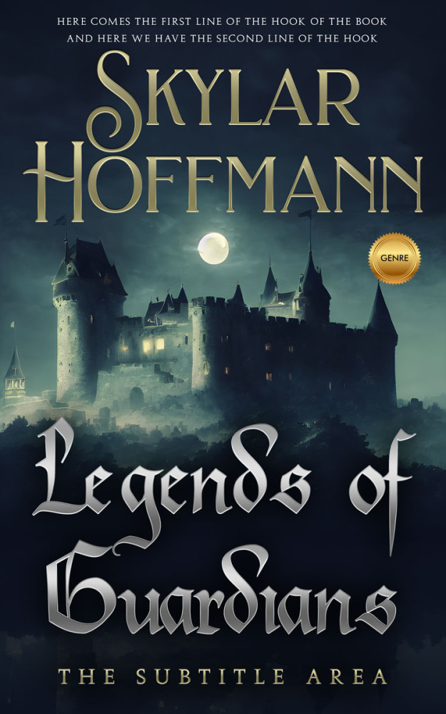 Front view of Mirage #29569 - Premade Fantasy Book Cover