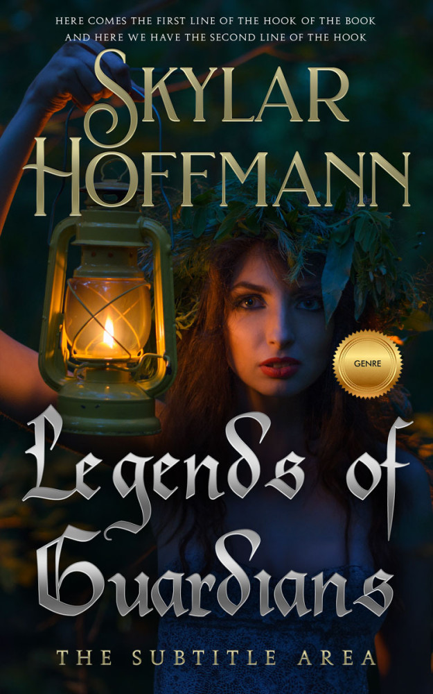 Front view of Woodsmoke #29572 - Premade Fantasy Book Cover