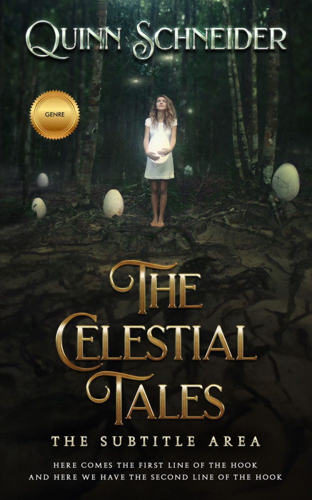 Front view of Heavy Metal #29593 - Premade Fantasy Book Cover