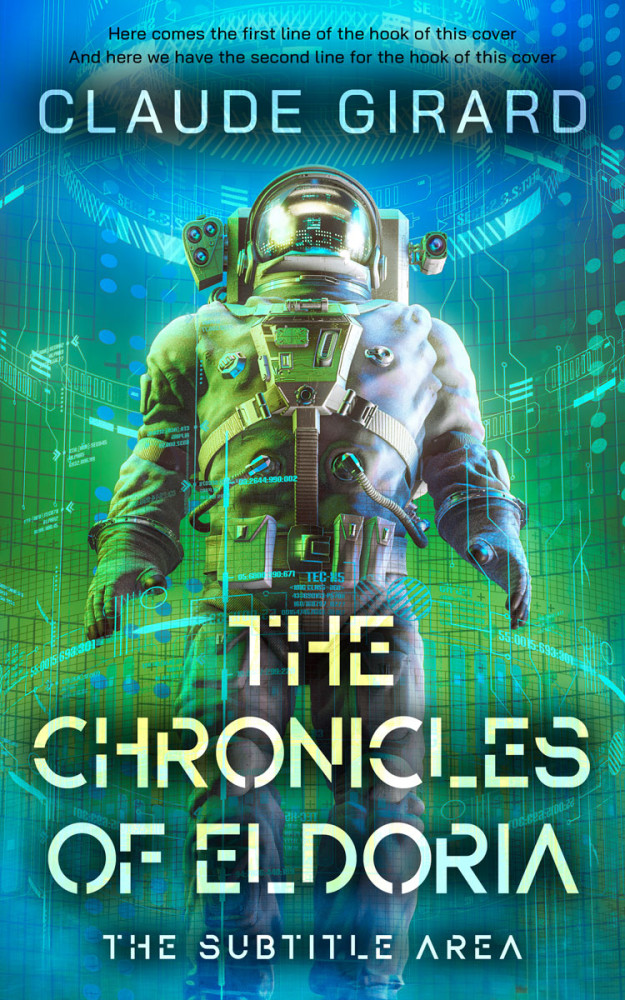 Front view of Eucalyptus #29626 - Premade Science Fiction Book Cover