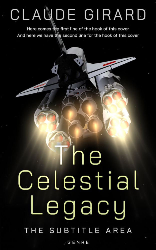 Front view of Indian Khaki #29647 - Premade Science Fiction Book Cover