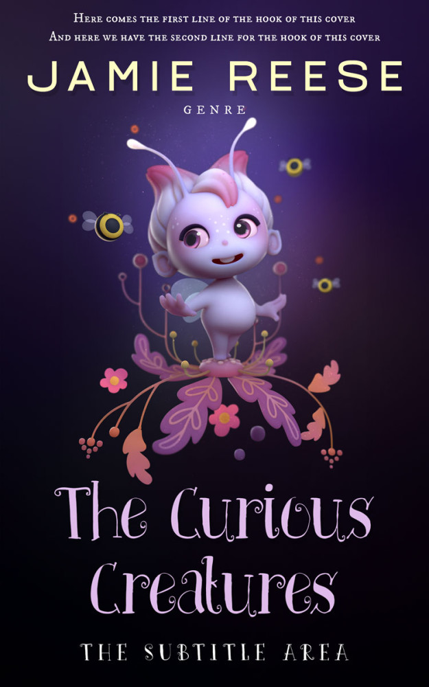 Front view of Revolver #29656 - Premade Fantasy Book Cover