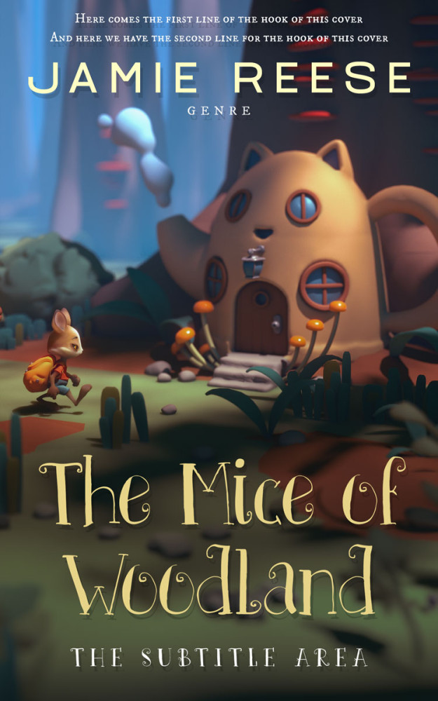 Front view of Heavy Metal #29657 - Premade Fantasy Book Cover | BookCoverZone