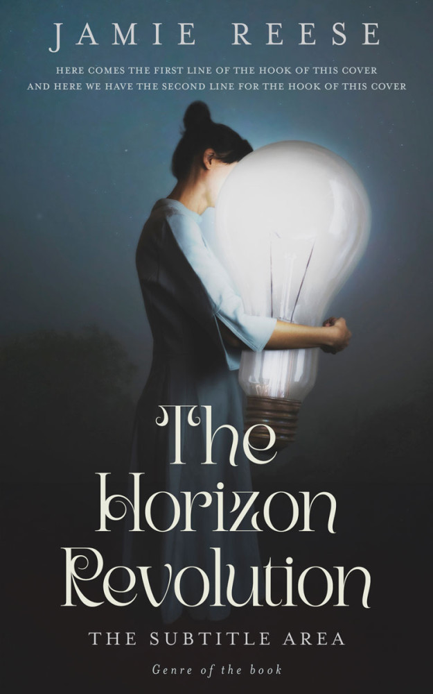 Front view of Outer Space #29690 - Premade Abstract Book Cover