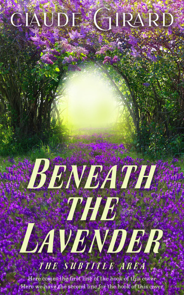 Front view of Thunder #29795 - Premade Fantasy Book Cover