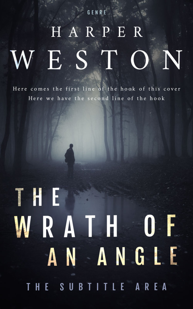 Front view of Shark #29806 - Premade Fantasy Book Cover