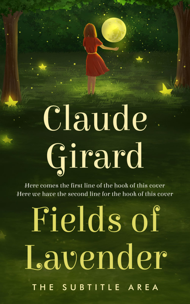 Front view of Turtle Green #29817 - Premade Fantasy Book Cover