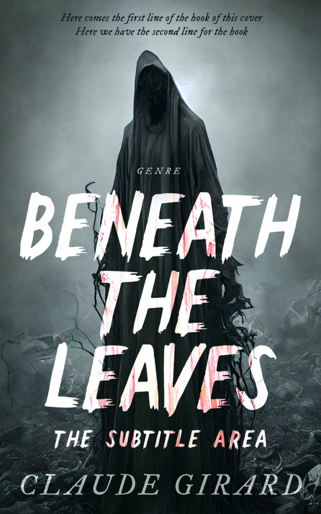 Front view of Outer Space #29846 - Premade Horror Book Cover