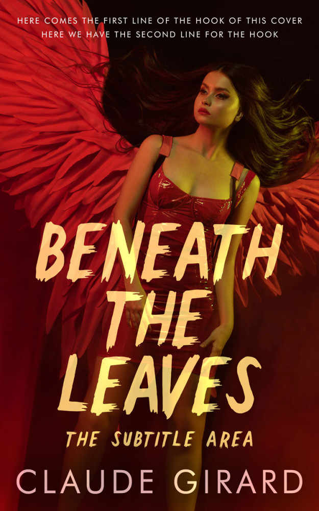 Front view of Raw Sienna #29852 - Premade Fantasy Book Cover