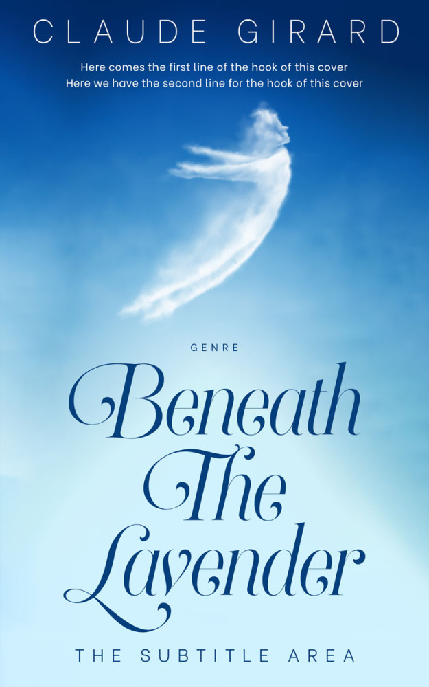 Front view of Tory Blue #29868 - Premade Religion & Spirituality Book Cover