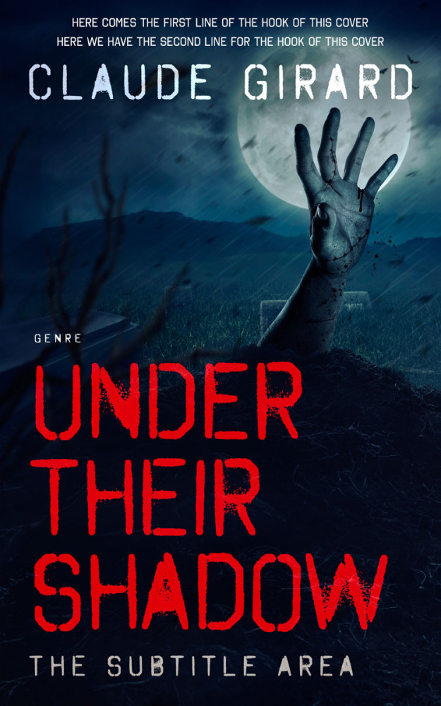 Front view of Black Pearl #29877 - Premade Apocalyptica Book Cover