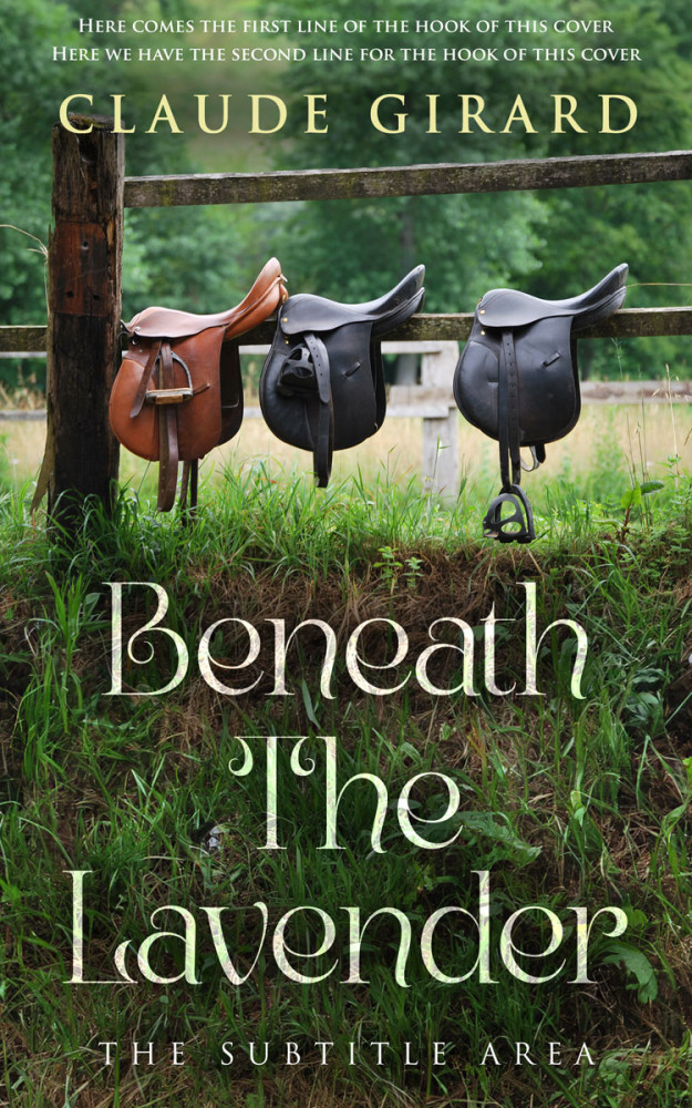 Front view of Green Kelp #29889 - Premade Western Book Cover