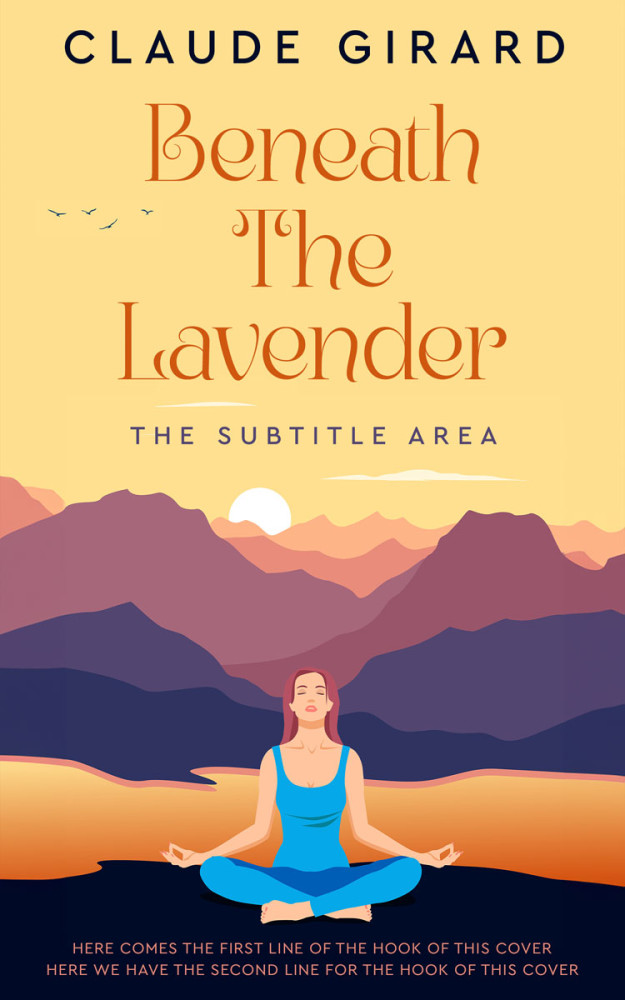 Front view of Cloud Burst #29891 - Premade Health & Mind & Body Book Cover