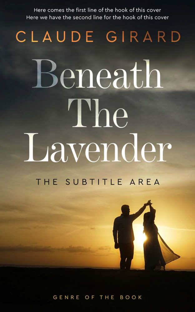 Front view of Tuatara #29897 - Premade Romance Book Cover