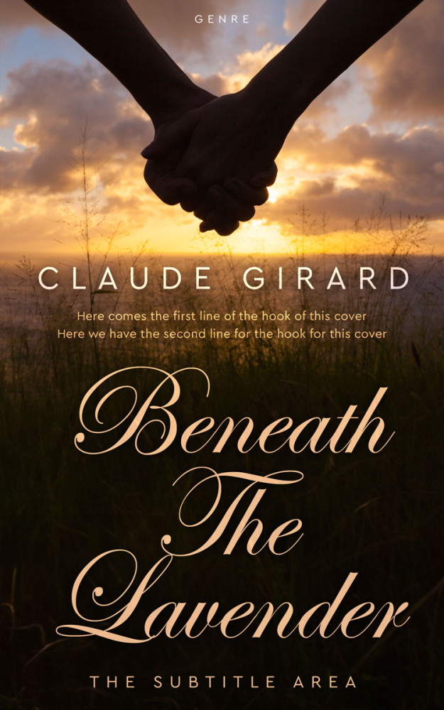 Front view of Eternity #29902 - Premade Romance Book Cover