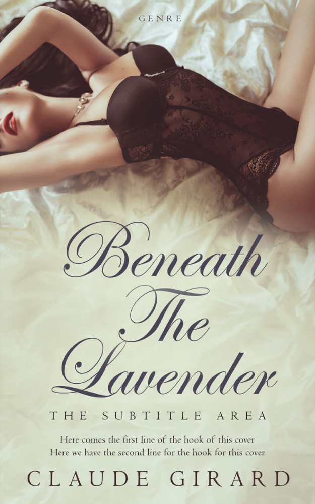 Front view of Foggy Gray #29922 - Premade Erotica Book Cover