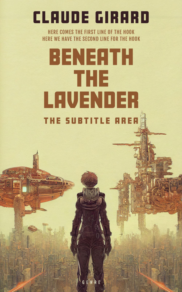 Front view of Winter Hazel #29956 - Premade Science Fiction Book Cover