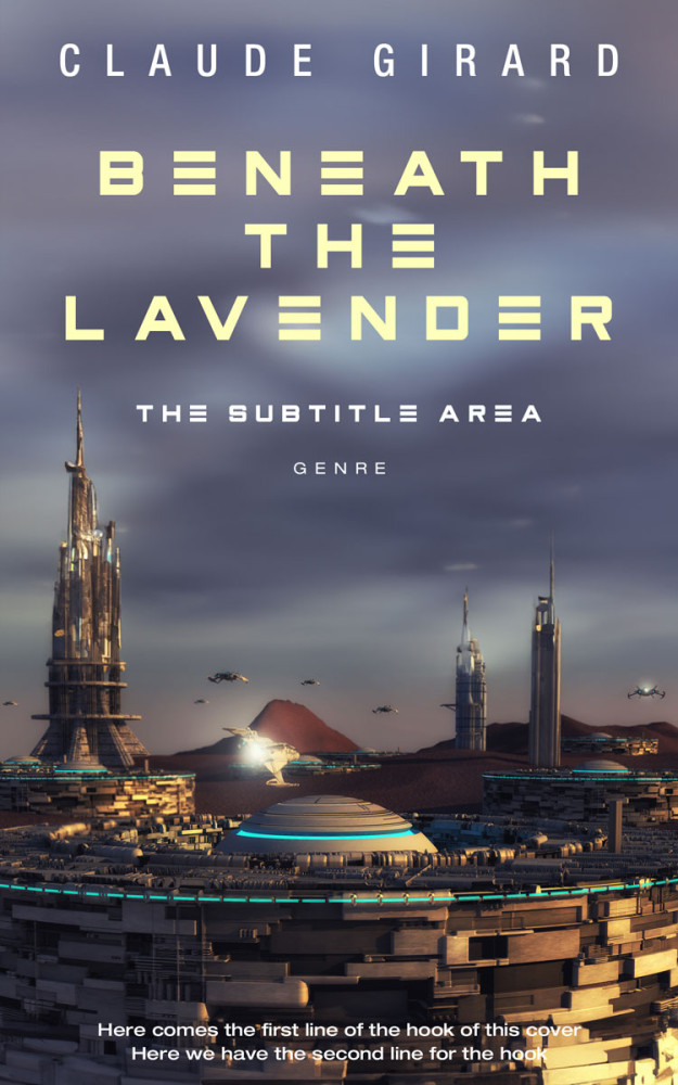 Front view of Mid Gray #29963 - Premade Science Fiction Book Cover