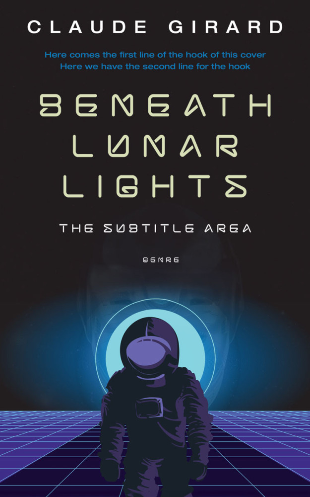 Front view of Ebony Clay #29969 - Premade Science Fiction Book Cover