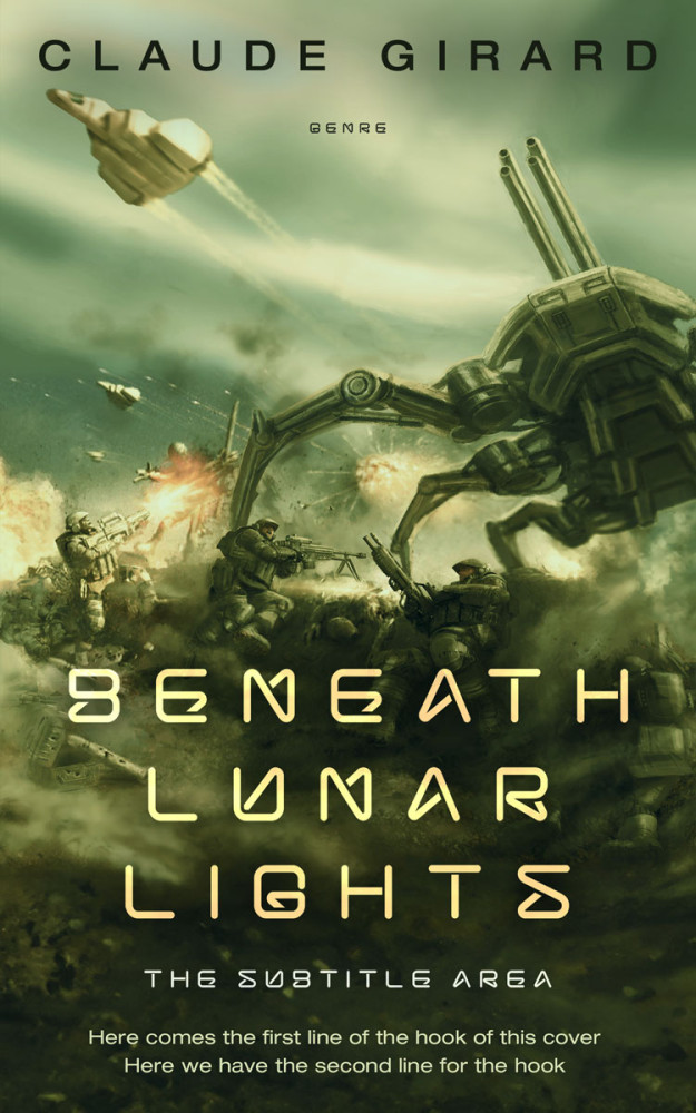 Front view of Green Kelp #29974 - Premade Apocalyptica Book Cover