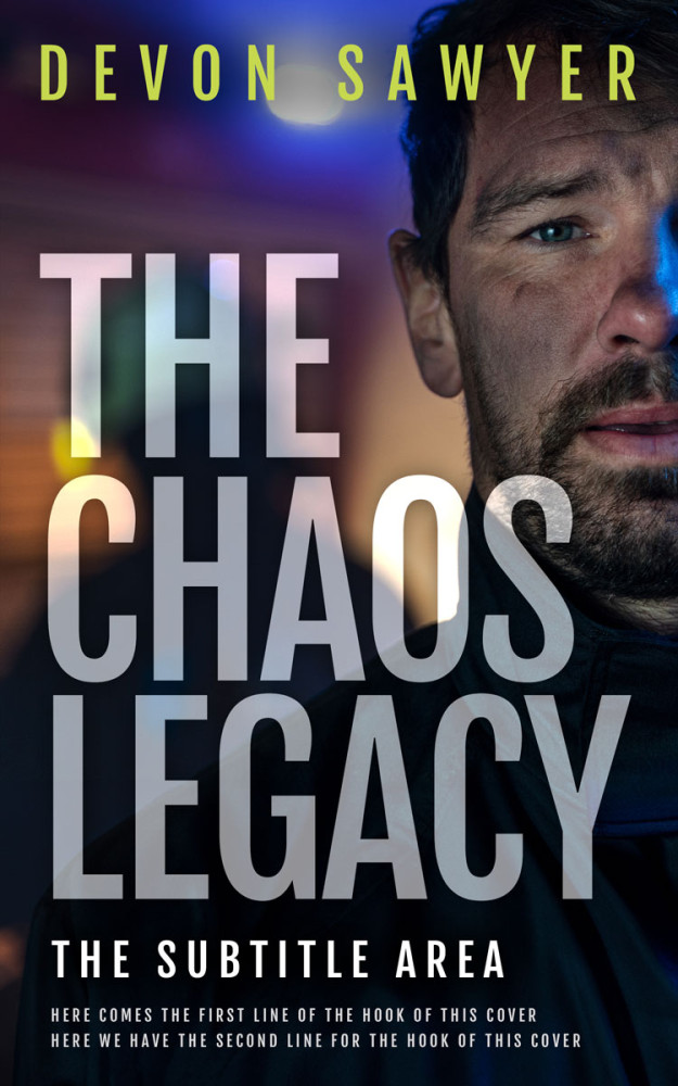 Front view of Nomad #29996 - Premade Action & Adventure Book Cover