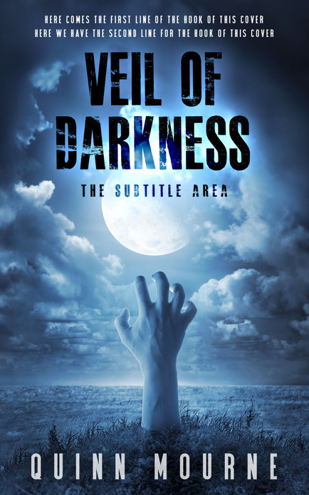 Front view of San Juan #30022 - Premade Horror Book Cover